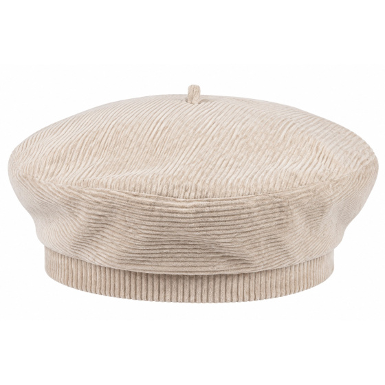 Women's Beret Emmie Cotton Milk - Traclet