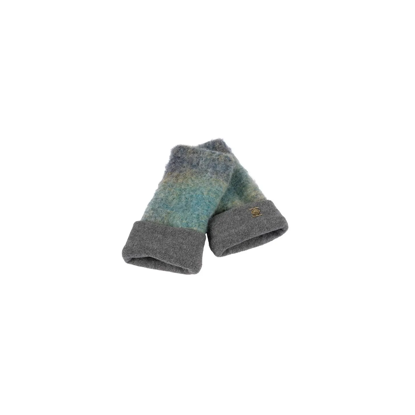 Boreal Marl Wool Mittens Blue & Grey – Traclet Reference: 24488| Traclet Hat Shop