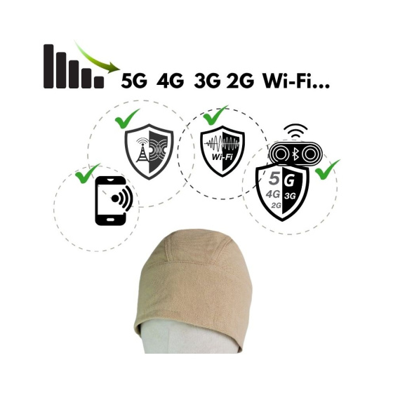 Anti-Radiation Beanie Made In France - Natur'Onde