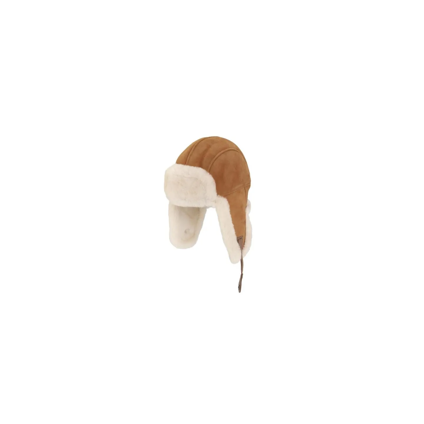 Nansen Cognac Leather Ushanka - Traclet | Reference: 24494 | Chapellerie Traclet