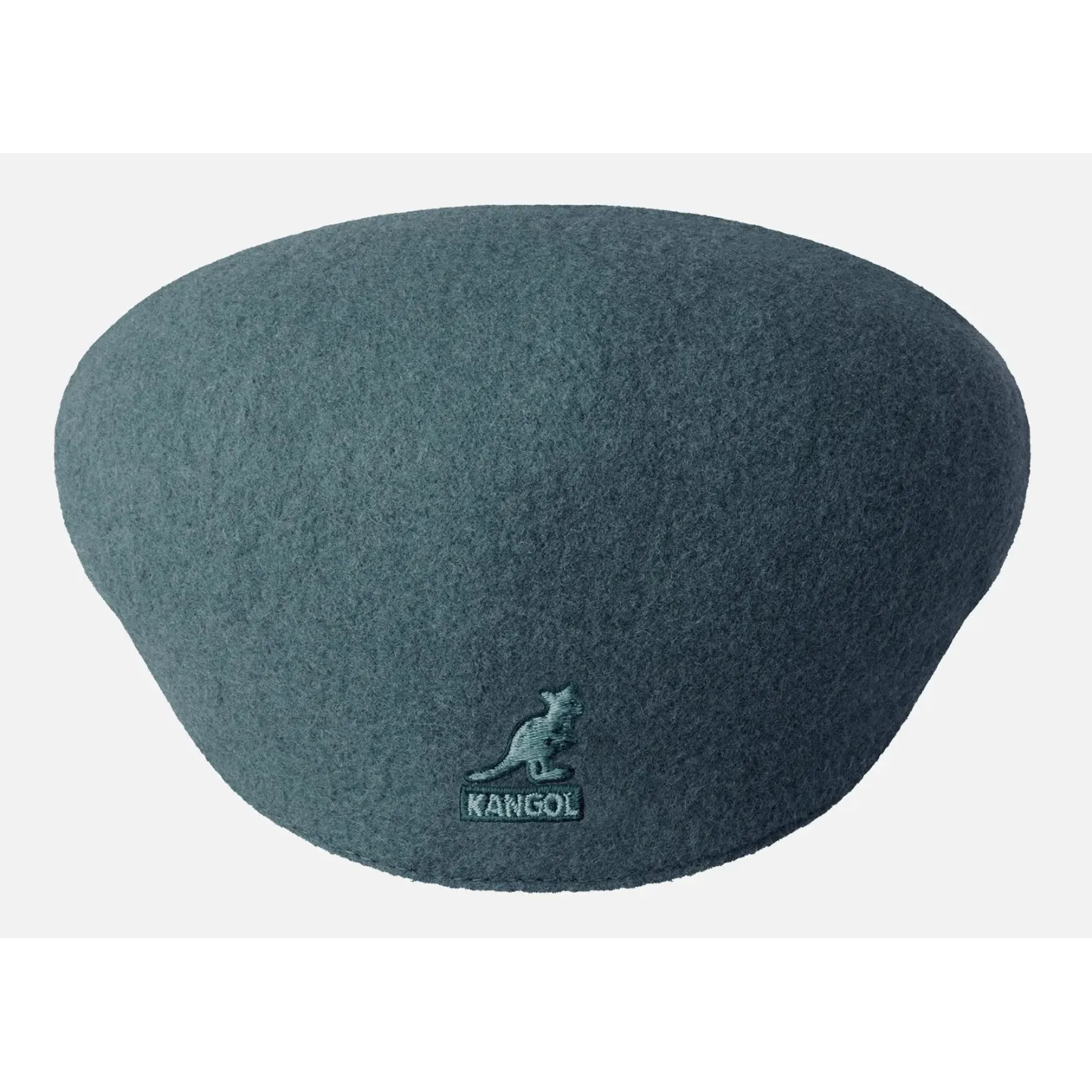Casquette Wool 504 Bleu Sarcelle - Kangol Reference : 24498| Chapellerie Traclet
