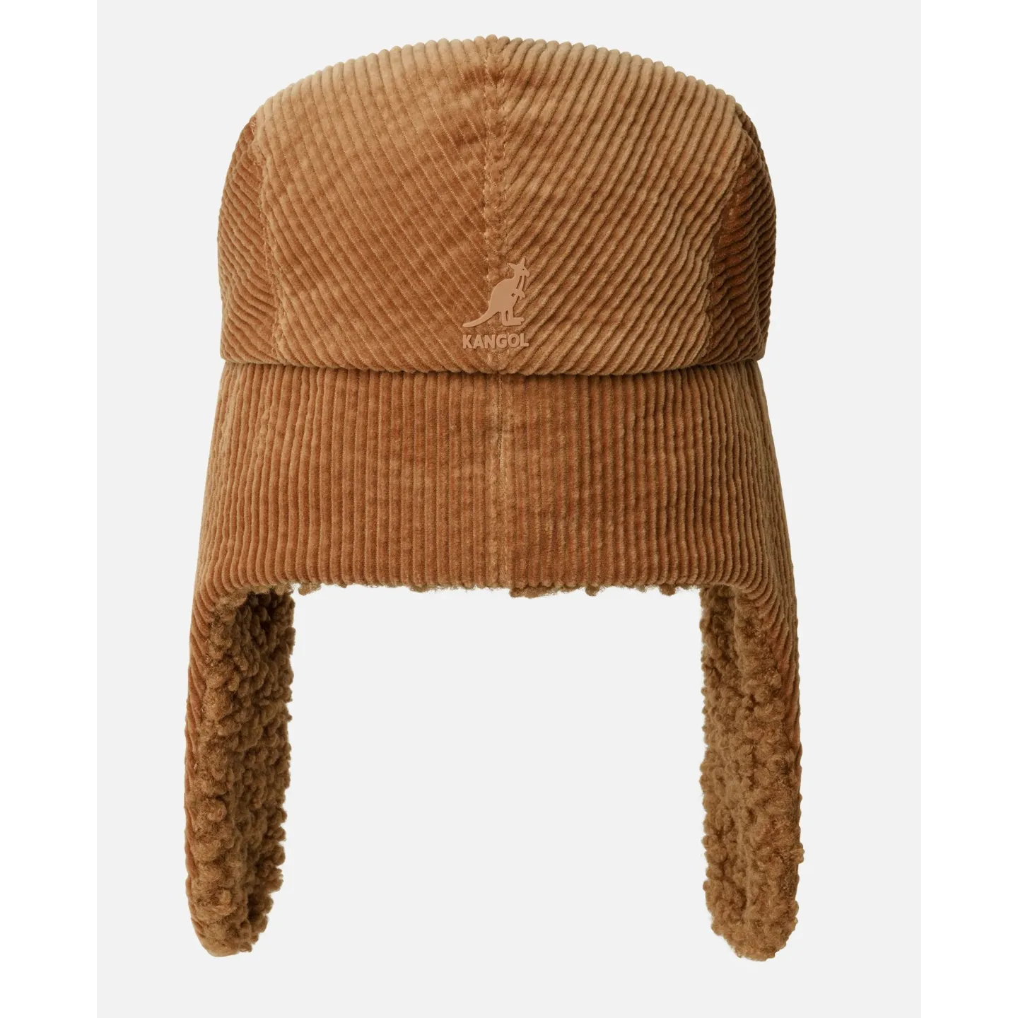 Cozy Bugatti Flat Cap with Ear Flaps Camel - Kangol Reference: 24505| Chapellerie Traclet