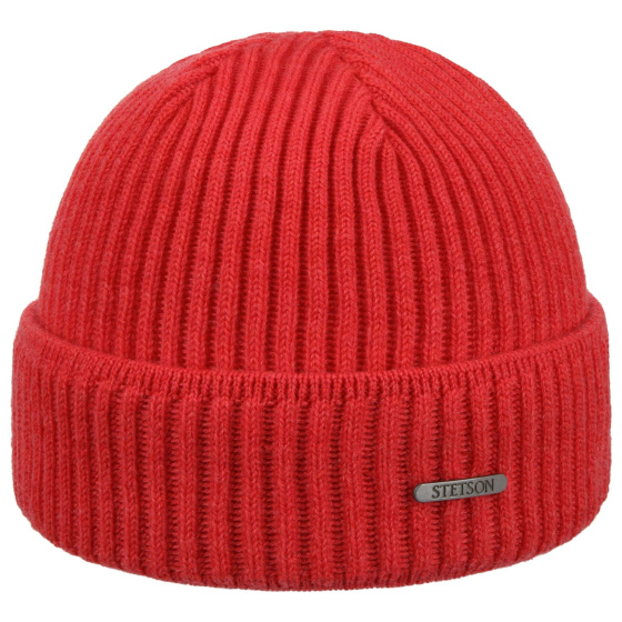 Bonnet Parkman Tricot Corail - Stetson