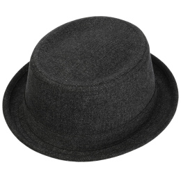 Chapeau Pork Pie Camden Denim Noir - Stetson
