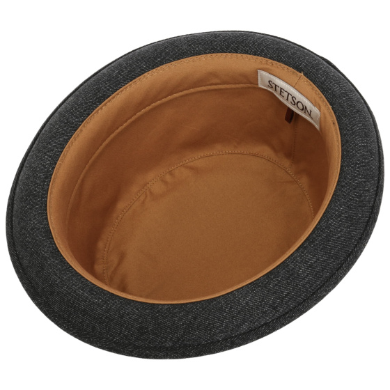Camden Black Denim Pork Pie Hat - Stetson