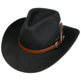 Western Hat Kennecott Woolfelt Black - Stetson