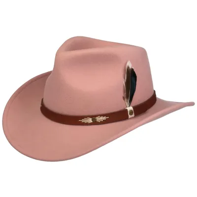 Chapeau Cow-boy Cheyenne Feutre Rose - Stetson