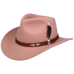Cheyenne Pink Felt Cowboy Hat - Stetson