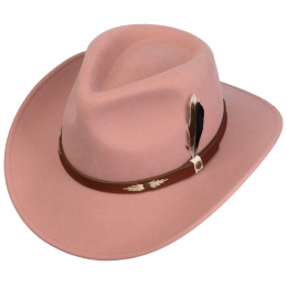 Chapeau Cow-boy Cheyenne Feutre Rose - Stetson