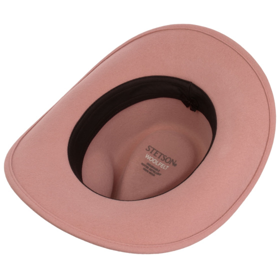 Chapeau Cow-boy Cheyenne Feutre Rose - Stetson