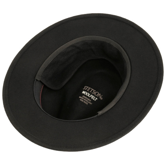 Chapeau Shildon Traveller Woolfelt Noir - Stetson