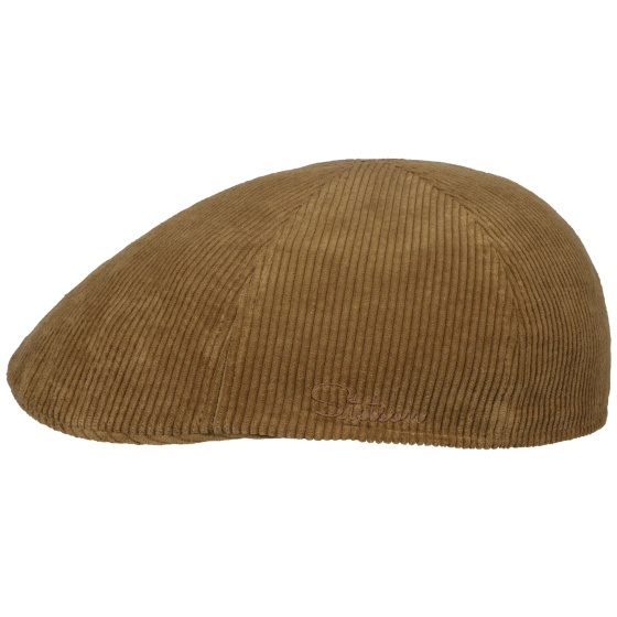Dakota Corduroy Beige Duckbill Cap - Stetson