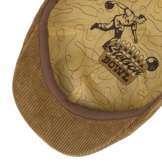 Casquette Bec De Canard Dakota Corduroy Beige - Stetson