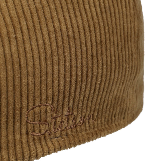 Dakota Corduroy Beige Duckbill Cap - Stetson