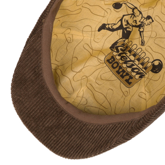 Casquette Bec De Canard Dakota Corduroy Marron - Stetson