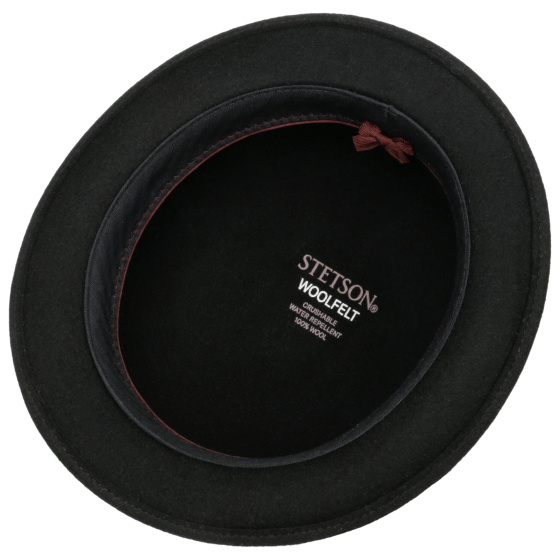 Chapeau Melon Woolfelt Noir - Stetson