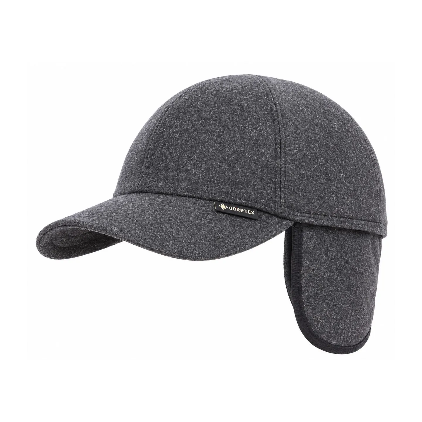 Casquette Cache-Oreilles Monaco Gore-Tex Laine Anthracite - Gottmann