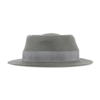 gray pork pie hat