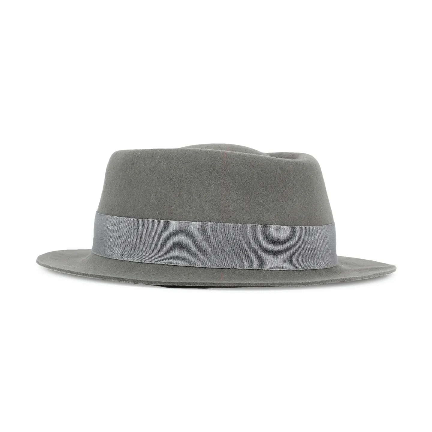 chapeau porkpie gris