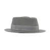 chapeau porkpie gris