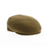 Flat cap cashmere camel