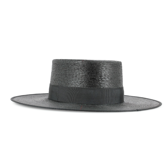 Black Panama Cordobes Hat - Traclet