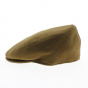 Flat cap cashmere camel