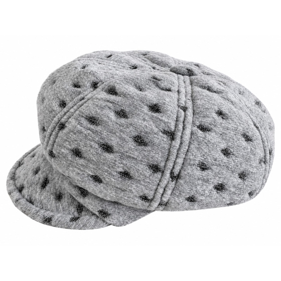 Ravarino Grey Wool Newsboy Cap - Traclet