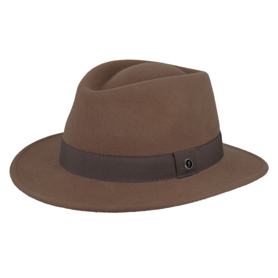 Antonello Beaver Wool Felt Fedora / Traveller Hat - Fléchet