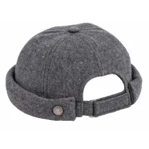 Cooper Mouse Grey Wool Docker Beanie - Traclet Reference: 24541| Chapellerie Traclet