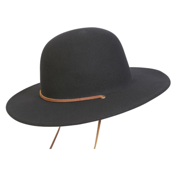 Capeline Cheyenne Feutre Noir - Traclet