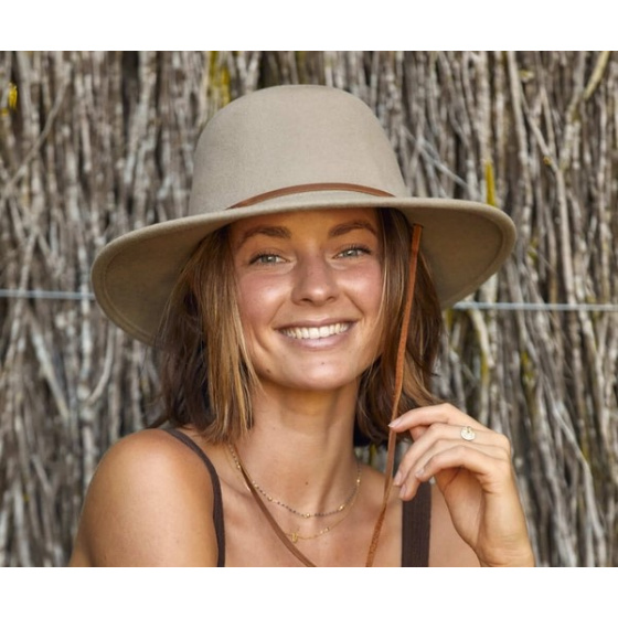 Capeline Cheyenne Feutre Beige - Traclet