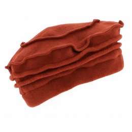 Women's Fleece Beanie Edline Brick - Traclet