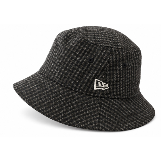 Paris Saint-Germain Houndstooth Gray Bucket Hat - New Era