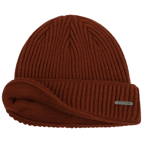 Parkman Rust Wool Beanie - Stetson