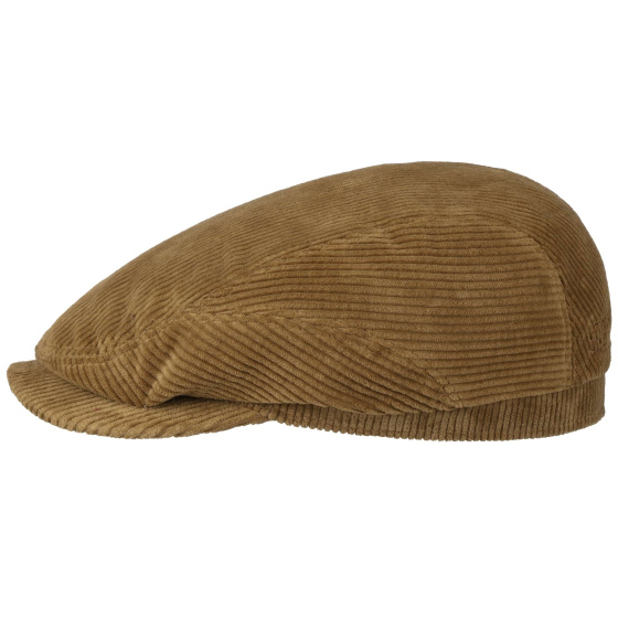 Casquette Plate Corduroy Bowling  Camel - Stetson