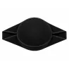 Black Wool Felt Bicorn - Traclet