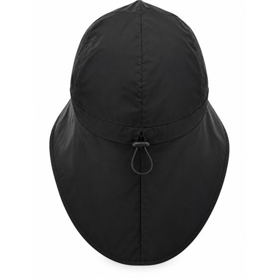 Casquette Horizon Cache-Nuque Imperméable Noire - Traclet
