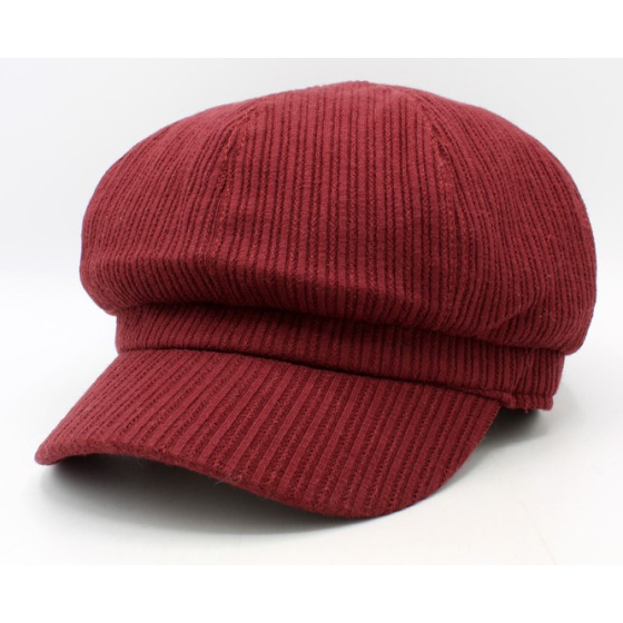 Bristol Velvet Newsboy Cap - Traclet