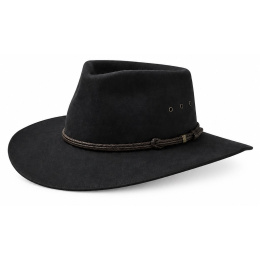 Cattleman Hat Anthracite Fur Felt - Akubra