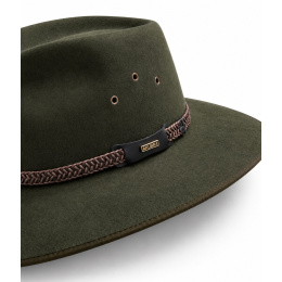 Traveller Tablelands Khaki Fur Felt Hat - Akubra