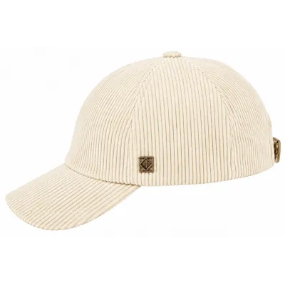 Alizé Cream Corduroy Baseball Cap - Traclet, Ref. 24585 | Traclet Hat Shop