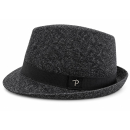 Chapeau Trilby Rock Laine Anthracite - Panizza