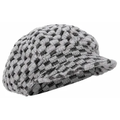 Élodie Gray Wool Newsboy Cap - Traclet, reference: 24607| Traclet Hat Shop