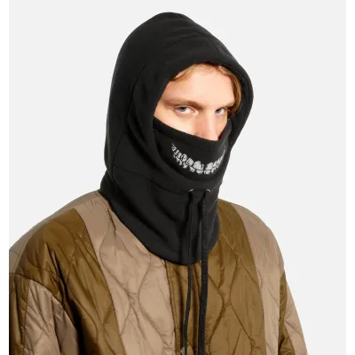Black Fleece Hooded Neck Warmer - Kangol Reference: 24609| Chapellerie Traclet