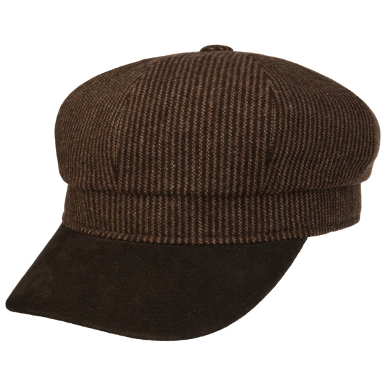 Riders Stripes Virgin Wool Sailor Cap - Stetson