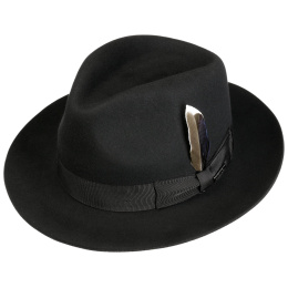 Lincoln Wool & Cashmere Fedora Hat Black - Stetson