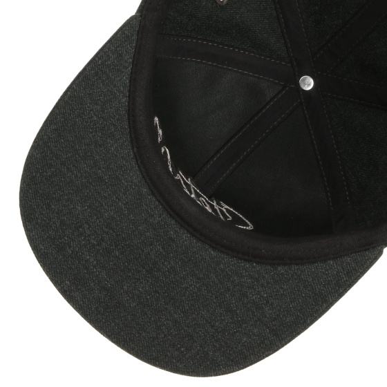 Script Heritage Charcoal Cotton Baseball Cap - Stetson