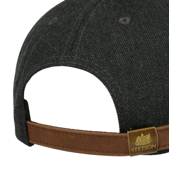 Casquette Baseball Script Heritage Coton Anthracite - Stetson