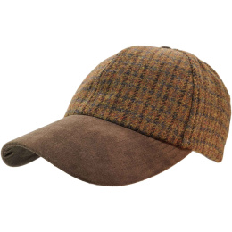 Casquette Baseball Tweed Glen Marron – Traclet